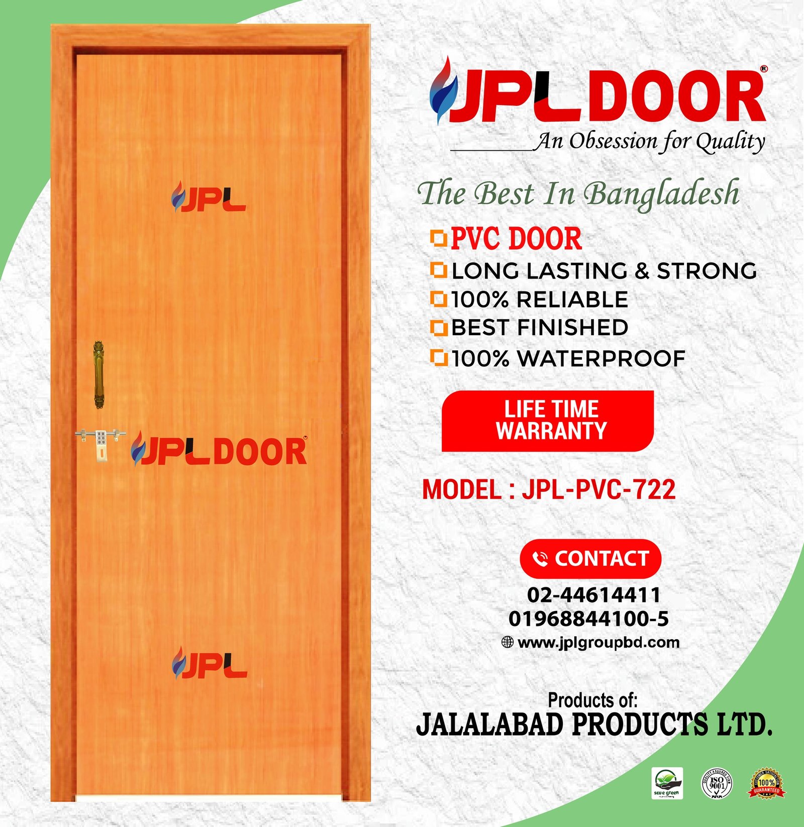 PVC DOOR JPL-PVC-722